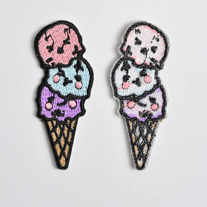 Patchs brodés d'animaux mignons 3D de haute qualité Logo personnalisé thermocollant pour enfants sweats à capuche à coudre transfert de chaleur tissu en forme de fleur - Product Image 4