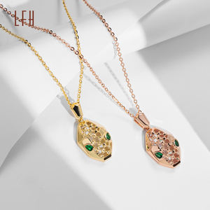 Au750 18k suudi altın kolye pawnable serpantin kolye kişilik kolye yılan kolye oro 18k orijinal - Product Image 5