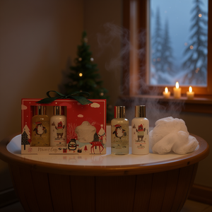 Set Regalo da Bagno Trio Caldo e Accogliente, Essenziali per la Cura della Pelle in Viaggio - Product Image 3