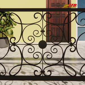 Rampe de balcon en fer forgé fabriquée au Vietnam avec un savoir-faire solide et des idées de balcon décoratives pour tous les projets - Product Image 3