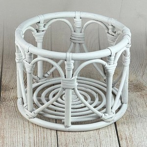 Meubles de bébé en rotin en forme de coeur de haute qualité literie élégante pour enfants du Vietnam pour les accessoires de photographie - Product Image 3