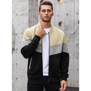 เสื้อแจ็คเก็ตแฟชั่นคอตั้งดีไซน์ของคุณเองได้สำหรับผู้ชายและผู้หญิงปรับแต่งได้ตามต้องการ - Product Image 4