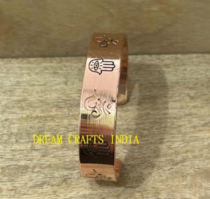 สร้อยข้อมือทองแดงบริสุทธิ์จักระทั้งเจ็ดพร้อมสไตล์คริสมาสต์ทันสมัยอาเกตรักษาธรรมชาติซื้อออนไลน์จากงานฝีมือแมกนีเซีย - Product Image 6