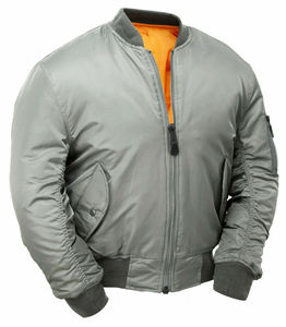 Blouson aviateur en nylon bleu foncé pour homme, vêtements d'hiver à col montant brodés et coupe-vent de style High Street avec logo sur le devant - Product Image 6