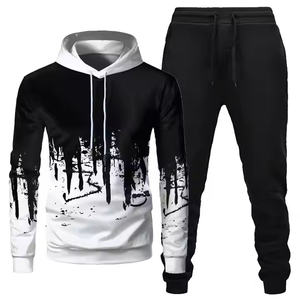 Pantalones de algodón/poliéster para hombre más vendidos, chándal informal y con cintura elástica para hombre, conjunto de 2 piezas, chándal para hombre 2026 - Product Image 3