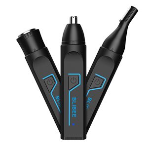 เครื่องตัดขนแบบพกพา ชาร์จผ่าน USB สำหรับมืออาชีพ ไม่เจ็บ 3-in-1 กำจัดขนคิ้ว จมูก และขนบนใบหน้า สำหรับผู้ชายและผู้หญิง - Product Image 3
