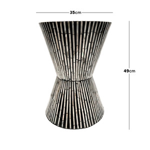 Best Selling Modern High Quality Durable Handmade Rattan/<b>Wicker</b> <b>Coffee</b> <b>Table</b> OEM Wholesale Mother Pearl Inlay Living Room - Product Image 4