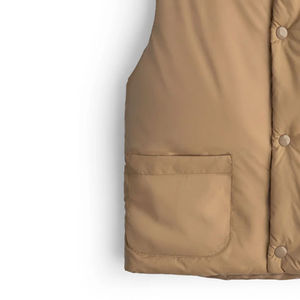 Hot Selling Men's Slim Canvas Puffer <b>Vest</b> Customized Sleeveless Casual Winter Wear Breathable High OEM Design Cotton Puffer <b>Vest</b> - Product Image 5