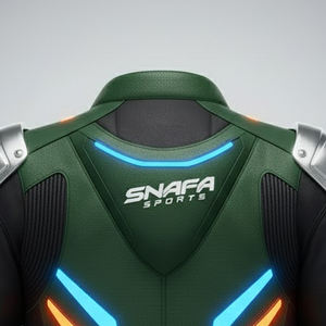 Veste en cuir de motard de haute qualité Logo personnalisé Veste en cuir élégante pour homme Veste en cuir de moto pour homme Nouvelle arrivée - Product Image 4