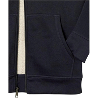 100% coton biologique hommes sweat à capuche zippé durable sweat à capuche doux avec fermeture éclair amical pull à motif solide