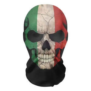 Máscara de media cara de terror para Halloween, accesorios adhesivos para fiestas en látex y plástico para disfraces - Product Image 6