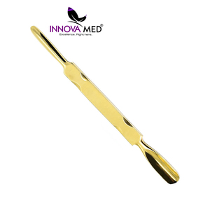 Empujador de Cutículas de Color Dorado, Herramienta de Acero Inoxidable para el Cuidado de las Uñas, Herramienta Profesional para Manicura y Pedicura - Product Image 2