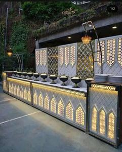 Ensemble de buffet de plats de chauffe-plats élégants en acier inoxydable de qualité supérieure chauffe-plats durables pour les fêtes de restauration mariages professionnel moderne - Product Image 2