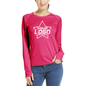 Ropa de protección solar SPF camisa de manga larga pesca UPF 50 + traje de baño Tops senderismo surf pesca Rash Guard para mujeres - Product Image 4