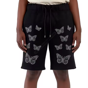 Short de survêtement en coton personnalisé à motif uni Short pour homme respirant et écologique style High Street - Product Image 2