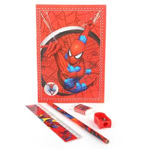 Spider Man <b>Stationery</b> <b>Set</b> 5 Pcs - Red - Product Image 1