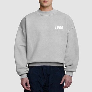Personalizado 100% algodón de peso pesado lavado ácido Vintage francés Terry desgastado Sun Faded Basics sudaderas de gran tamaño pulóver estampado - Product Image 5