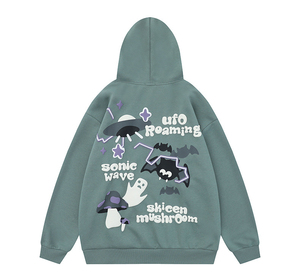Sudadera con capucha personalizada de alta calidad, ropa de calle para hombre, Sudadera con capucha térmica forrada con estampado de algodón de gran tamaño para hombre, ropa de calle informal - Product Image 5