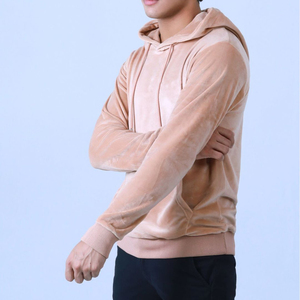 Sudaderas con capucha de terciopelo de mejor estilo para hombre Ropa de invierno cómoda con nuevo último diseño Teñido liso a precios al por mayor - Product Image 4
