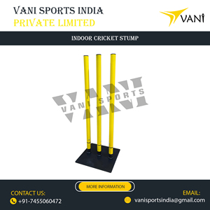 Best Selling Indoor Cricket <b>Training</b> <b>Equipment</b> Heavy Metal Base with Rust-Proof Powder Coated Stump - Product Image 2