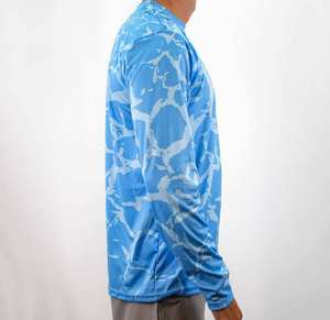 Camisa de Pesca de Manga Larga 100% Poliéster, Protección UV UPF 35, Secado Rápido, Transpirable, Resistente al Agua, Personalizable - Product Image 4