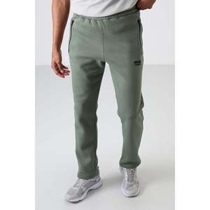 Pantalones Deportivos Air Jones para Hombre, de Felpa Cepillada, Mezcla de Algodón, con Cintura Elástica y Cordón Ajustable, Verde Menta, Casuales y Deportivos - Product Image 3