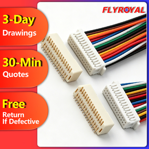 Aangepaste circuits JST SHD 1.0mm pitch 2/7/30-pins flexibele koperen dubbele rij adapterkabel draadboom - Product Image 1