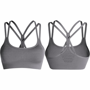 Wholesale Custom Workout Gym Sports Bra Top Comfortable High <b>Support</b> Fitness Cross <b>Back</b> Sports Bra - Product Image 4