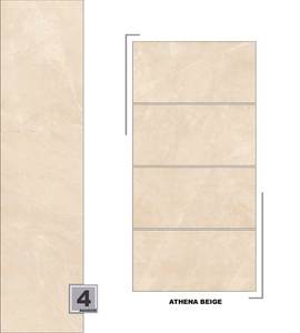 Carreaux de sol en porcelaine Usine Foshan Carrelage de porcelaine poli émaillé en marbre de luxe à haute brillance 600x1200mm - Product Image 1