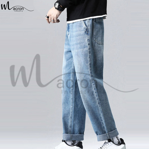 Pantalones Vaqueros de Mezclilla Casuales Elegantes, Ligeros, de la Mejor Calidad, Hechos en Pakistán, Rotos, para Adultos, Transpirables, de Tiro Medio - Product Image 5