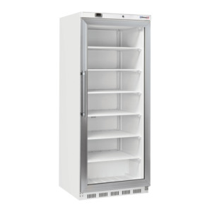 600 L White Negative Glass Cabinet Display Freezers & Fridges Product - Product Image 1
