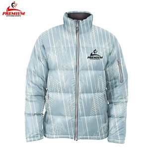 Veste en duvet pour hommes Manteaux longs Nouveautés Manteau en duvet noir avec logo personnalisé Vestes en duvet imprimées par sublimation de haute qualité pour hommes - Product Image 6