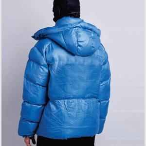 เสื้อแจ็คเก็ตขนเป็ดสำหรับผู้ชายเสื้อโค้ทตัวสั้นแบบสั้นเสื้อโค้ทสไตล์สตรีทแบบพองสำหรับฤดูหนาวเสื้อโค้ทกันหนาว - Product Image 4