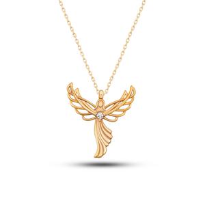 AZURIS 925 Silver Angel Pendant Necklace Elegant Fine Turkey Origin - Product Image 1