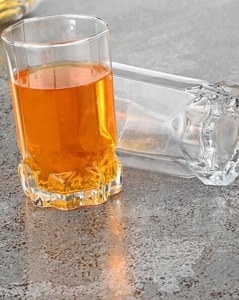 <b>Glass</b> <b>Set</b> <b>of</b> <b>6</b> Gold Shot <b>Glasses</b> Party Shot <b>Glasses</b> With Colorful Print Koi faizacraft - Product Image 3