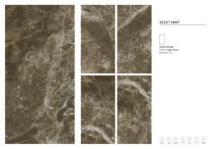 Carreaux de porcelaine de qualité supérieure SEZAT MIINT 600X1200 à finition brillante - Product Image 3