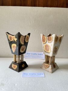 Nouvel arrivage de brûleur d'encens mukhabir en résine époxy et bois islamique arabe boîte en acrylique oud bakhoor brûleur d'encens au design personnalisé - Product Image 2