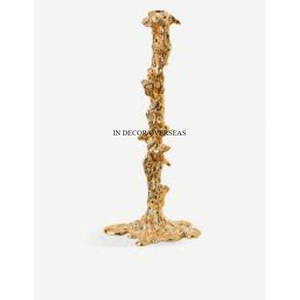 Royal Look High Grade Gold Plated Premium Quality Metal Attractive Look Designer <b>Candle</b> <b>Stick</b> <b>Holder</b> Table Centerpiece Supplies - Product Image 3