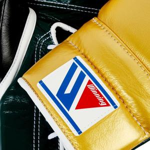 Nouveaux gants de boxe super résistants à la déchirure, or/vert foncé, équipement de gym, adultes, entraînement MMA, gants de boxe pour frapper - Product Image 4