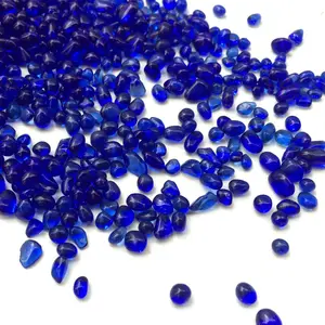 Landscape Glass Sand Colorful Glass Gravels Beads Factory Supply With Wholesale Price