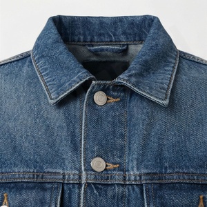 Veste en jean longue extensible sur mesure pour femmes, hiver, écologique, respirante, col montant, fabricant OEM, grande taille - Product Image 4