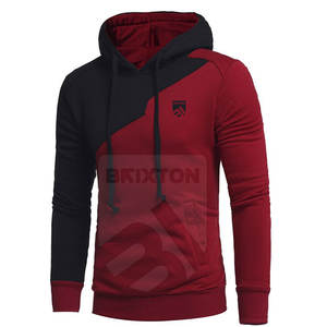 Sweat à capuche moderne 100% coton pour hommes, matériau doux au toucher pour un style décontracté pour la détente ou les activités de plein air en hiver - Product Image 2