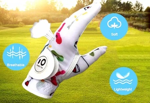 Guantes de Golf suaves para mujer, manoplas femeninas con sublimación - Product Image 5