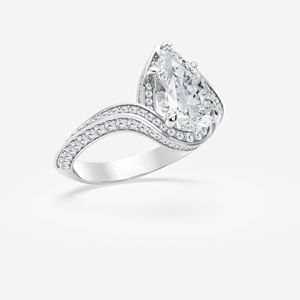 Pear Shaped Engagement <b>Ring</b> For <b>Women</b> - Product Image 3
