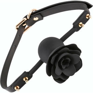 BDSM Rose Fetish, Balle-Bâillon Réglable en Silicone Respirant pour Bouche, Jeux pour Femmes Hommes Adultes - Product Image 1