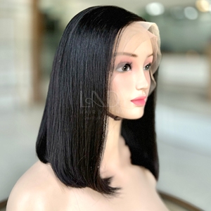 Cheveux vietnamiens HD Lace Bone Straight Bob - Product Image 1
