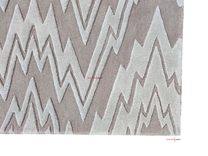 Tapis tuftés à la main Design moderne Tapis en soie de bambou et polyester Tapis abstrait unique haut de gamme Tapis de salon tufté - Product Image 4