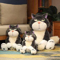 Vente chaude Cadeau Pour Enfants Lucifer Bad Cat Peluches En Peluche Poupée Kawaii Jouet Oreiller Pendentif Animal En Peluche Lucifer Chat en peluche
