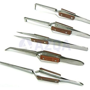 Juego de Pinzas de Fibra con Bloqueo Cruzado, Resistentes al Calor, Herramientas de Sujeción para Joyería y Manualidades - Product Image 5