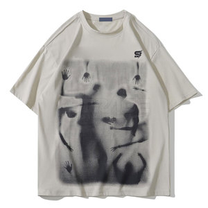 New Arrival Professional Made <b>Men</b> Printed T-<b>shirts</b> 2025 New Style Eco-Friendly Quick Dry <b>Fleece</b> Fabric High Quality - Product Image 1